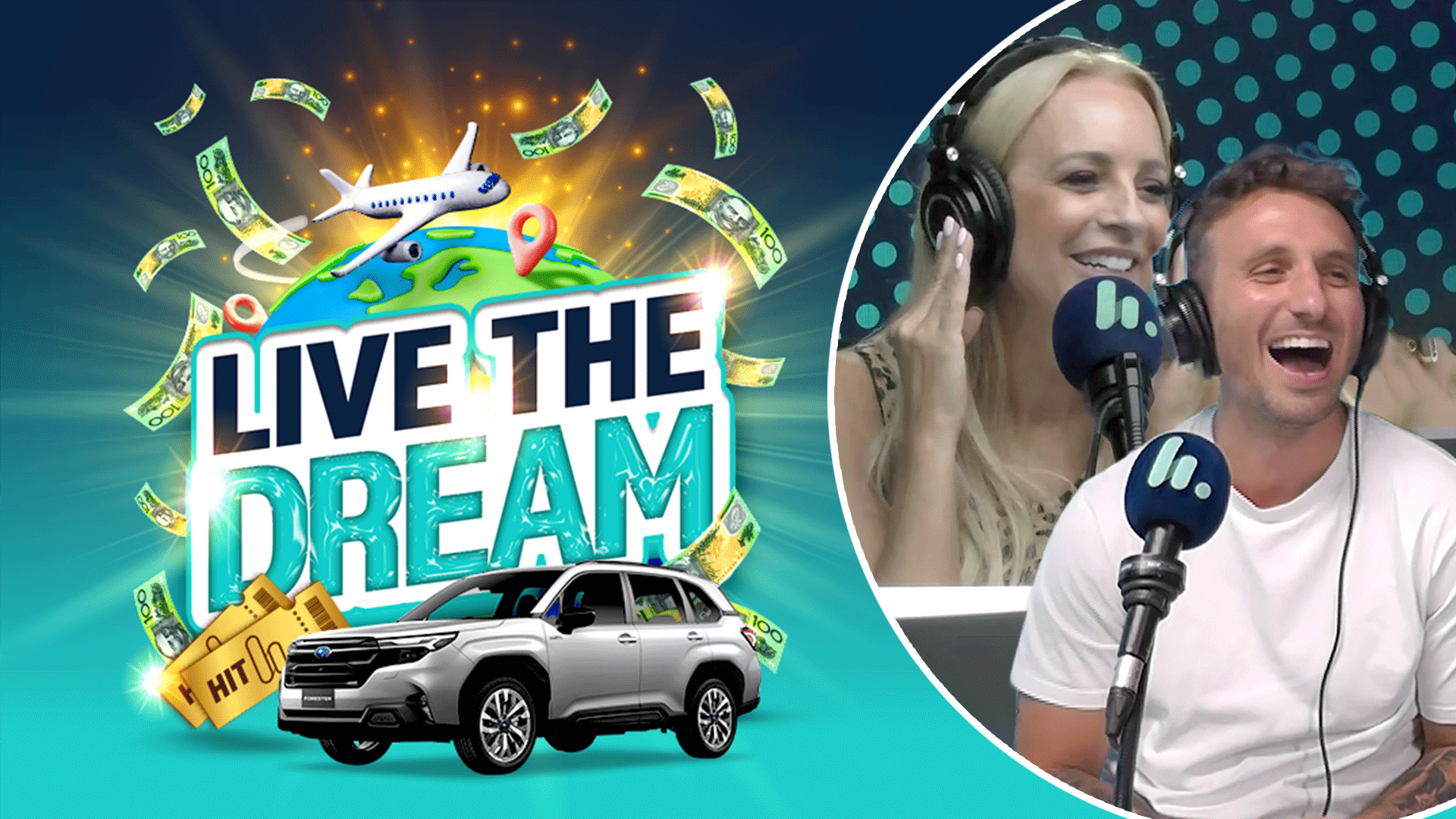 See the incredible winning moment one person got to LIVE THE DREAM!