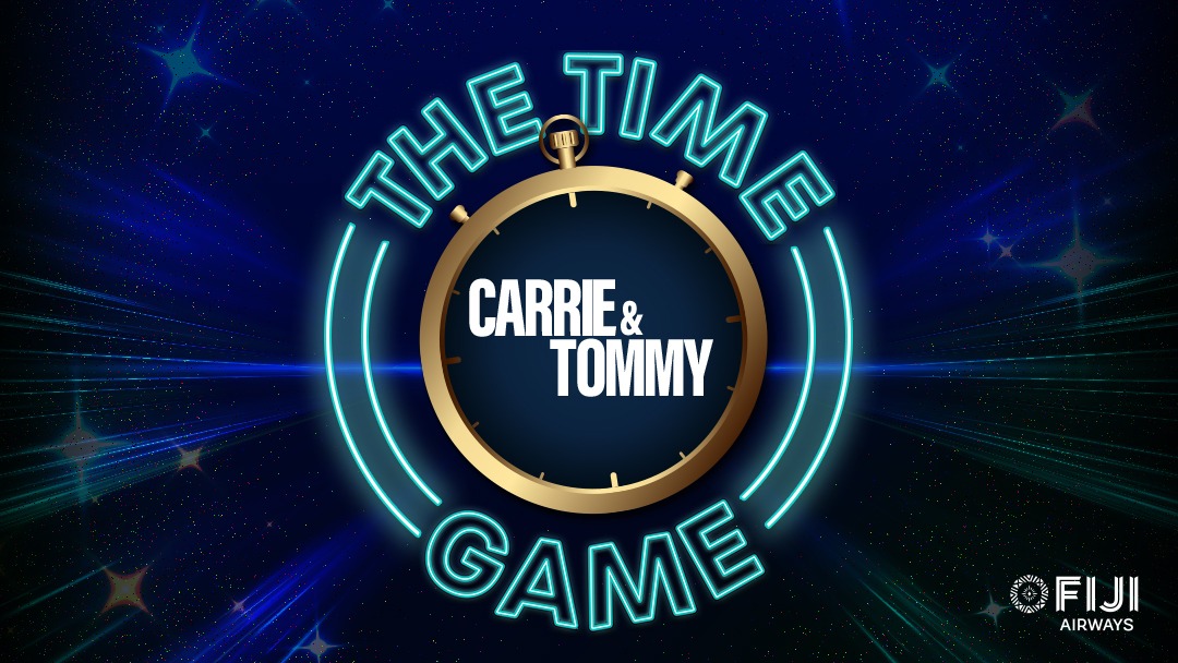 Want to win a trip to FIJI with Carrie & Tommy's Time Game?