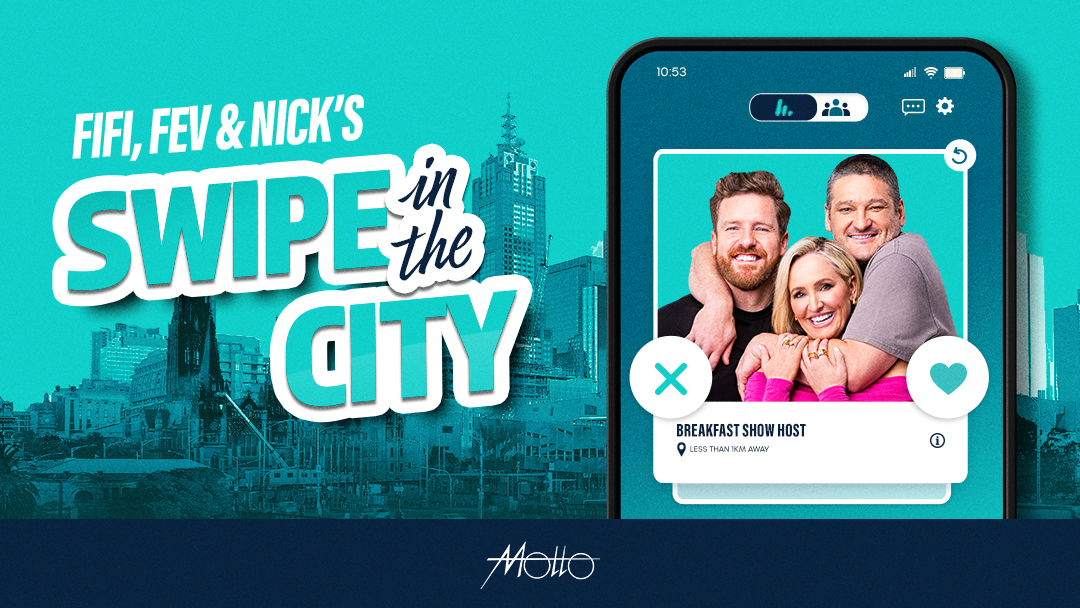 Swipe the City with Fifi, Fev & Nick!